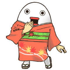 EGGMAN Sticker of fall