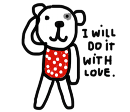 Polka Bear sticker #13181936