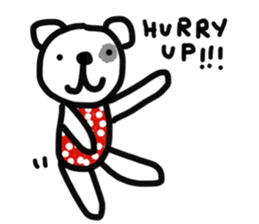 Polka Bear sticker #13181968