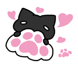 Black cat's life 2 sticker #13182353