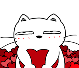 Arrogant cat 5-Lazy debut again sticker #13183313