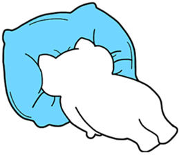 Arrogant cat 5-Lazy debut again sticker #13183320