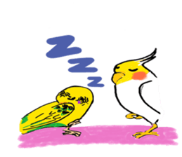 Parakeet owner 2 sticker #13183498