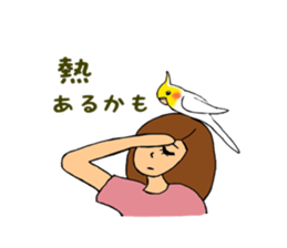 Parakeet owner 2 sticker #13183500