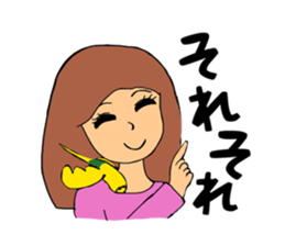 Parakeet owner 2 sticker #13183507