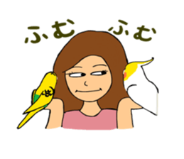Parakeet owner 2 sticker #13183530