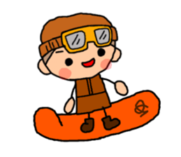 ORANGE chan and BROWN kun X'MAS sticker #13183722