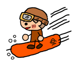 ORANGE chan and BROWN kun X'MAS sticker #13183723