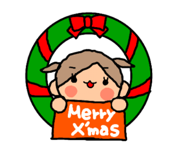 ORANGE chan and BROWN kun X'MAS sticker #13183733