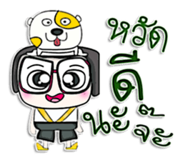 Mr. Soda. Love dog.^^ sticker #13184158