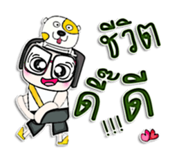 Mr. Soda. Love dog.^^ sticker #13184163