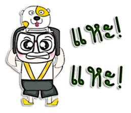 Mr. Soda. Love dog.^^ sticker #13184164