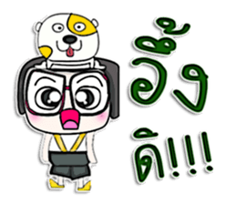 Mr. Soda. Love dog.^^ sticker #13184165