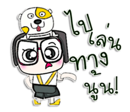 Mr. Soda. Love dog.^^ sticker #13184167