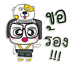 Mr. Soda. Love dog.^^ sticker #13184169