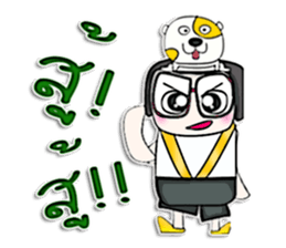 Mr. Soda. Love dog.^^ sticker #13184176