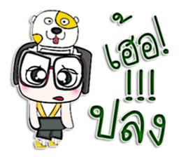 Mr. Soda. Love dog.^^ sticker #13184178