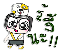 Mr. Soda. Love dog.^^ sticker #13184179