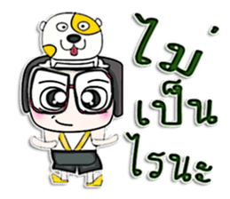 Mr. Soda. Love dog.^^ sticker #13184180