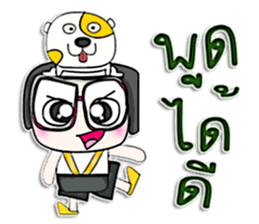 Mr. Soda. Love dog.^^ sticker #13184184