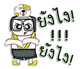 Mr. Soda. Love dog.^^ sticker #13184187