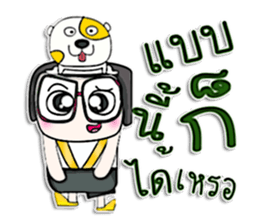 Mr. Soda. Love dog.^^ sticker #13184188