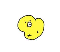 A smooth feeling Chick sticker #13184758