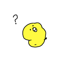 A smooth feeling Chick sticker #13184766