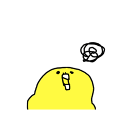 A smooth feeling Chick sticker #13184784