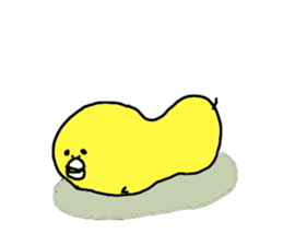 A smooth feeling Chick sticker #13184794