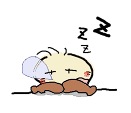 nobi-nobi FIVE 4 "Never give up!!" sticker #13185486