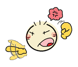 nobi-nobi FIVE 4 "Never give up!!" sticker #13185507