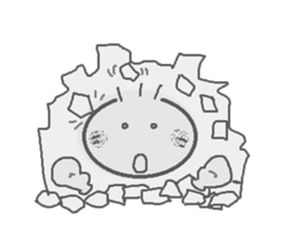 nobi-nobi FIVE 4 "Never give up!!" sticker #13185511