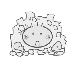 nobi-nobi FIVE 4 "Never give up!!" sticker #13185511