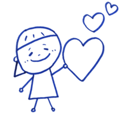 Mom and me. My mom is always on my side. sticker #13185969