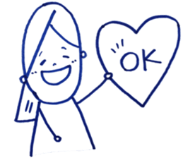 Mom and me. My mom is always on my side. sticker #13185982