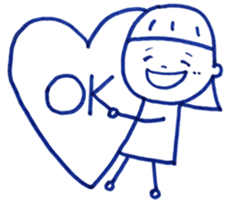 Mom and me. My mom is always on my side. sticker #13185984