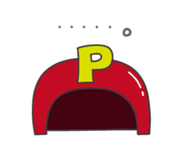 Kind-hearted panda, P-chan sticker #13186549