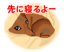 Small move Dachshund sticker #13186937