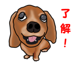 Small move Dachshund sticker #13186940