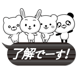 Skilled man of "monochrome OK sticker" sticker #13187086