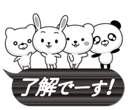 Skilled man of "monochrome OK sticker" sticker #13187086