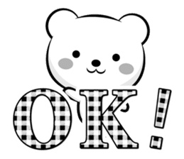 Skilled man of "monochrome OK sticker" sticker #13187094