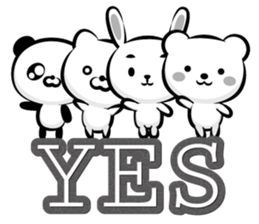 Skilled man of "monochrome OK sticker" sticker #13187103