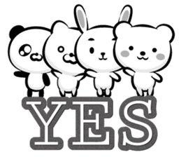 Skilled man of "monochrome OK sticker" sticker #13187103