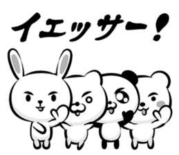 Skilled man of "monochrome OK sticker" sticker #13187104