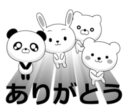 Skilled man of "monochrome OK sticker" sticker #13187114