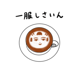 kokeshi doll autumn sticker #13187376