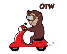 Bana The Monkey : I Like To Move sticker #13188651