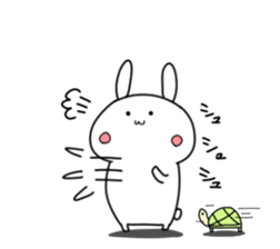 Rabbit's sticker can be used freely. sticker #13189770